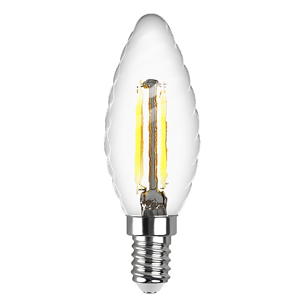 Светодиодная лампа REV E14 Филамент Свеча витая 5Вт 32492 8
